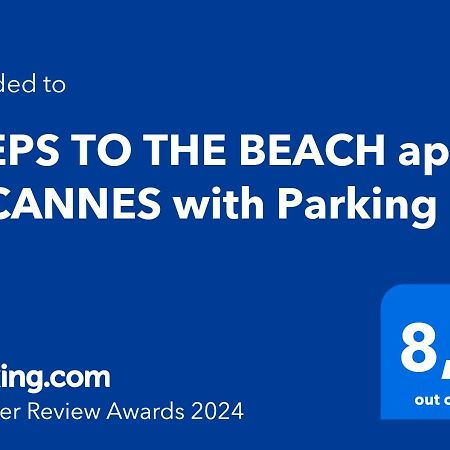 Steps To The Beach Apart In Cannes With Parking Εξωτερικό φωτογραφία